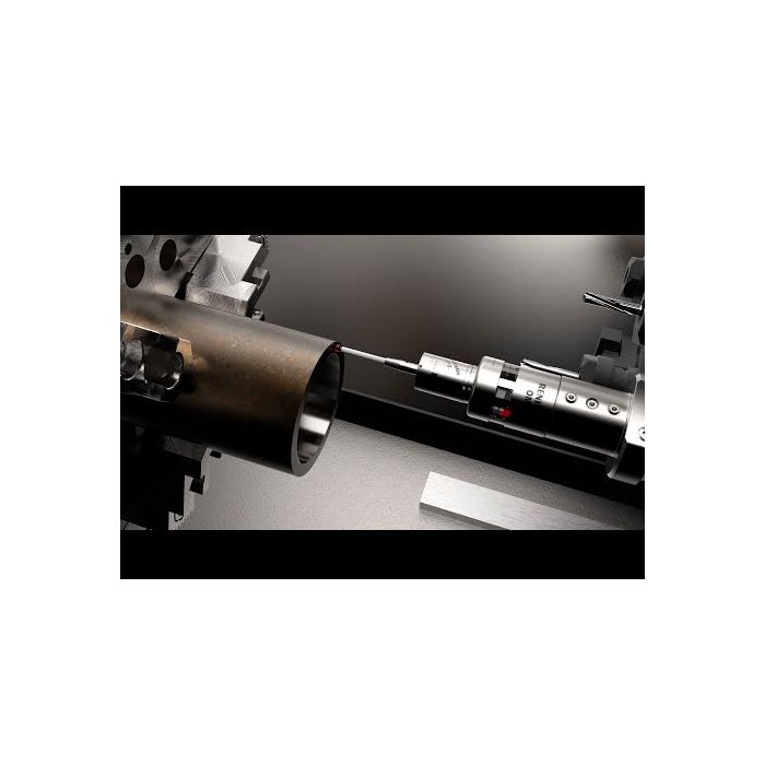 Pomiar detalu sondą Renishaw OLP40 w tokarce
