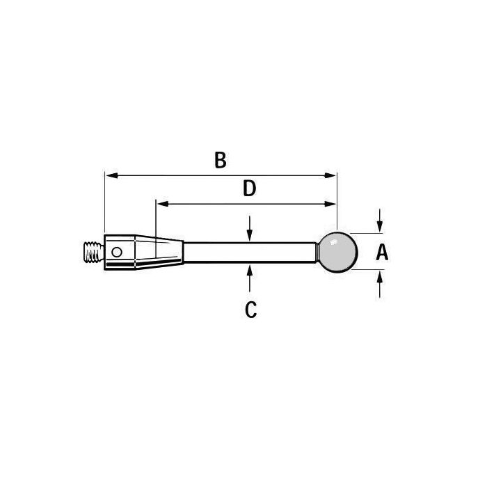 Trzpień prosty Renishaw (M3/L20,2/D2,5)