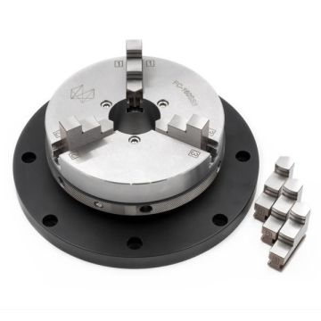 Uchwyt 3-szczękowy z kołnierzem Hexagon FC-160SS3