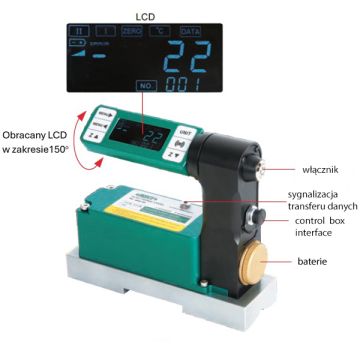 Bezprzewodowa poziomica elektroniczna Insize 0,001 mm/m (inklinometr)