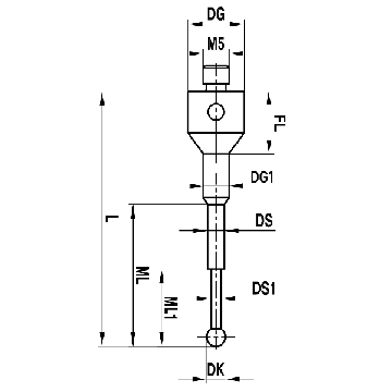 Trzpień prosty Renishaw A-5555-1773