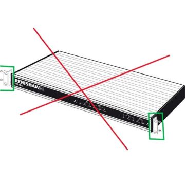 Pojedynczy zestaw montażowy Rack 19" (1U)